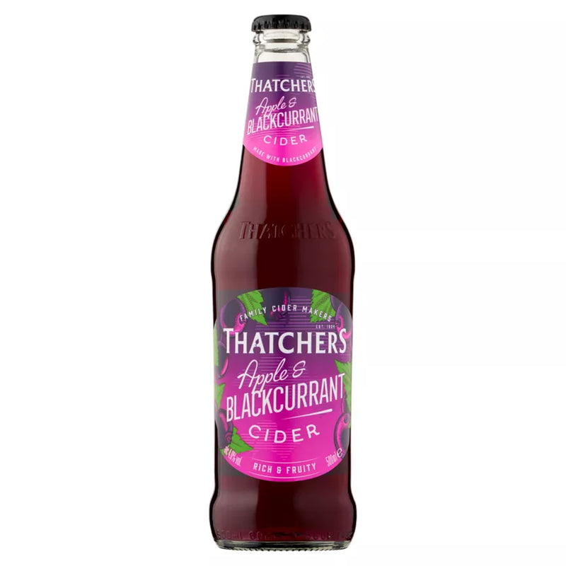Thatchers Apple&Blackcurrant Cider 6x500ml - Bottle