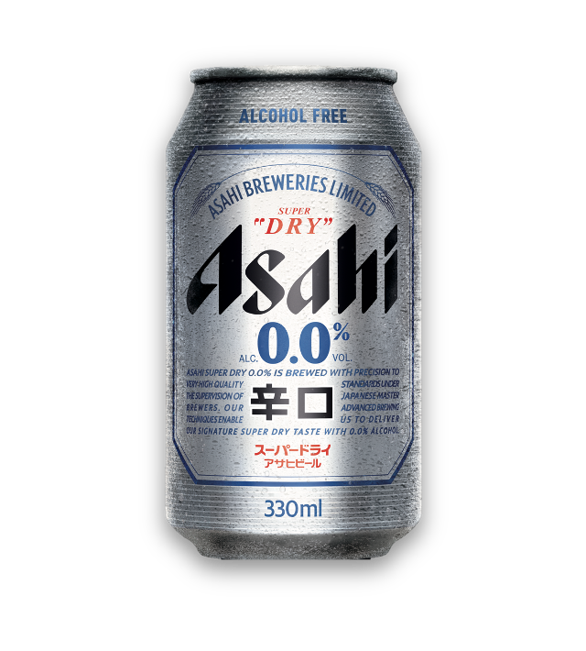 Asahi Super Dry 0.0% Alcohol Free 24x330ml Cans