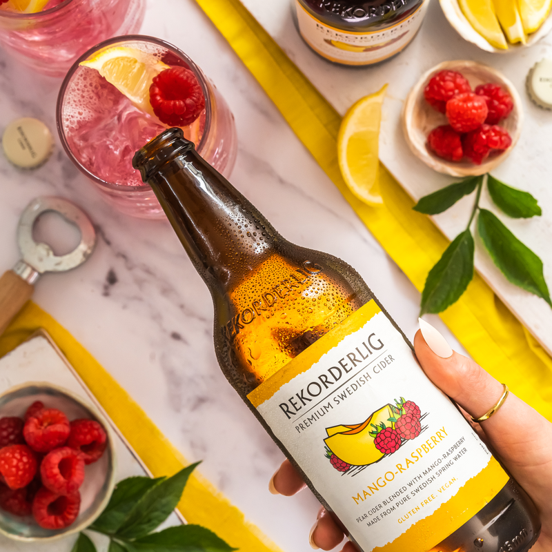 Rekorderlig Premium Mango&Raspberry Cider 15x500ml - Bottles