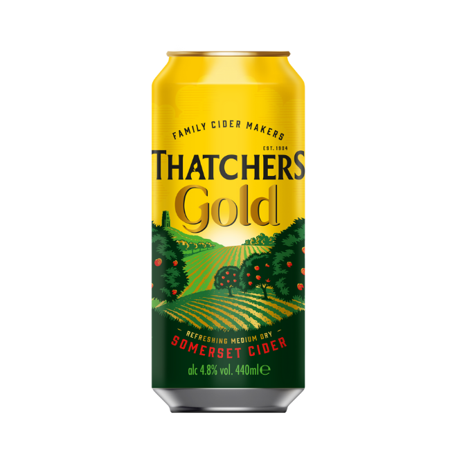 Thatchers Gold Cider 24x440ml - Cans