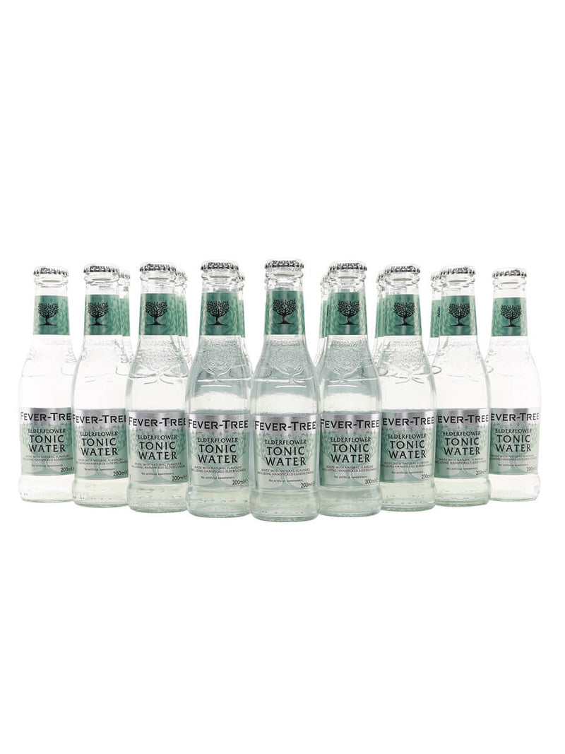 Fever Tree Elderflower Tonic Water 24x200ml - Bottles