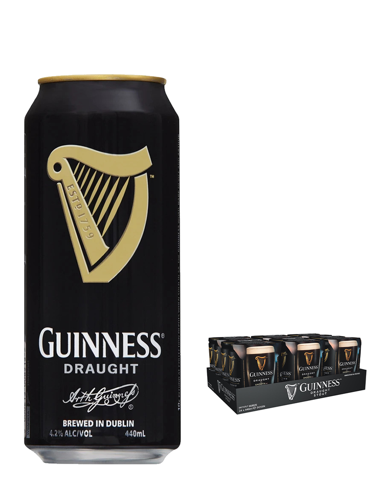 Guinness Draught 24x440ml - Cans
