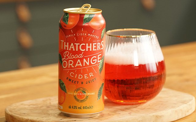 Thatchers Blood Orange Cider 24x440ml - Cans