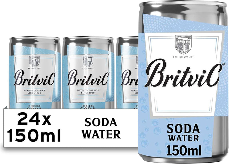 Britvic Soda Water Can