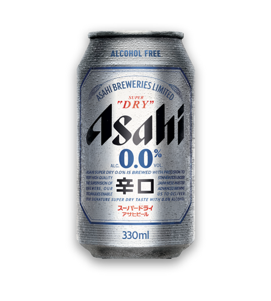 Asahi Super Dry 0.0% - 24x330ml Cans