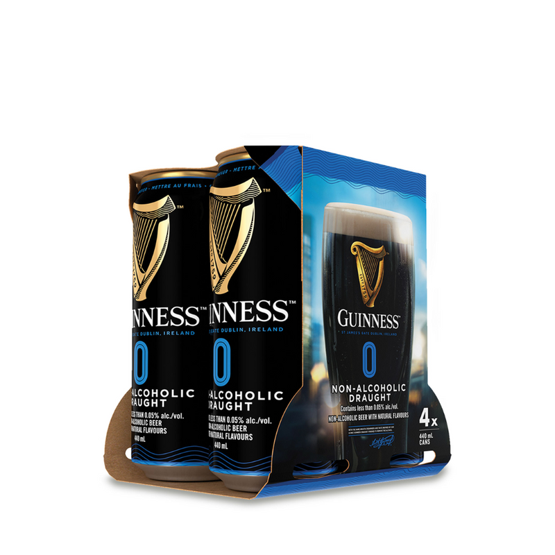 Guinness 0.0% Alcohol 24x440ml - Cans