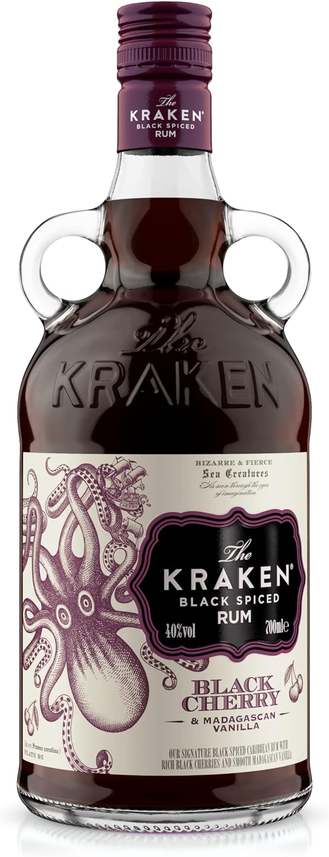 Kraken Black Cherry & Madagascan Vanilla Black Spiced Rum - 700ml