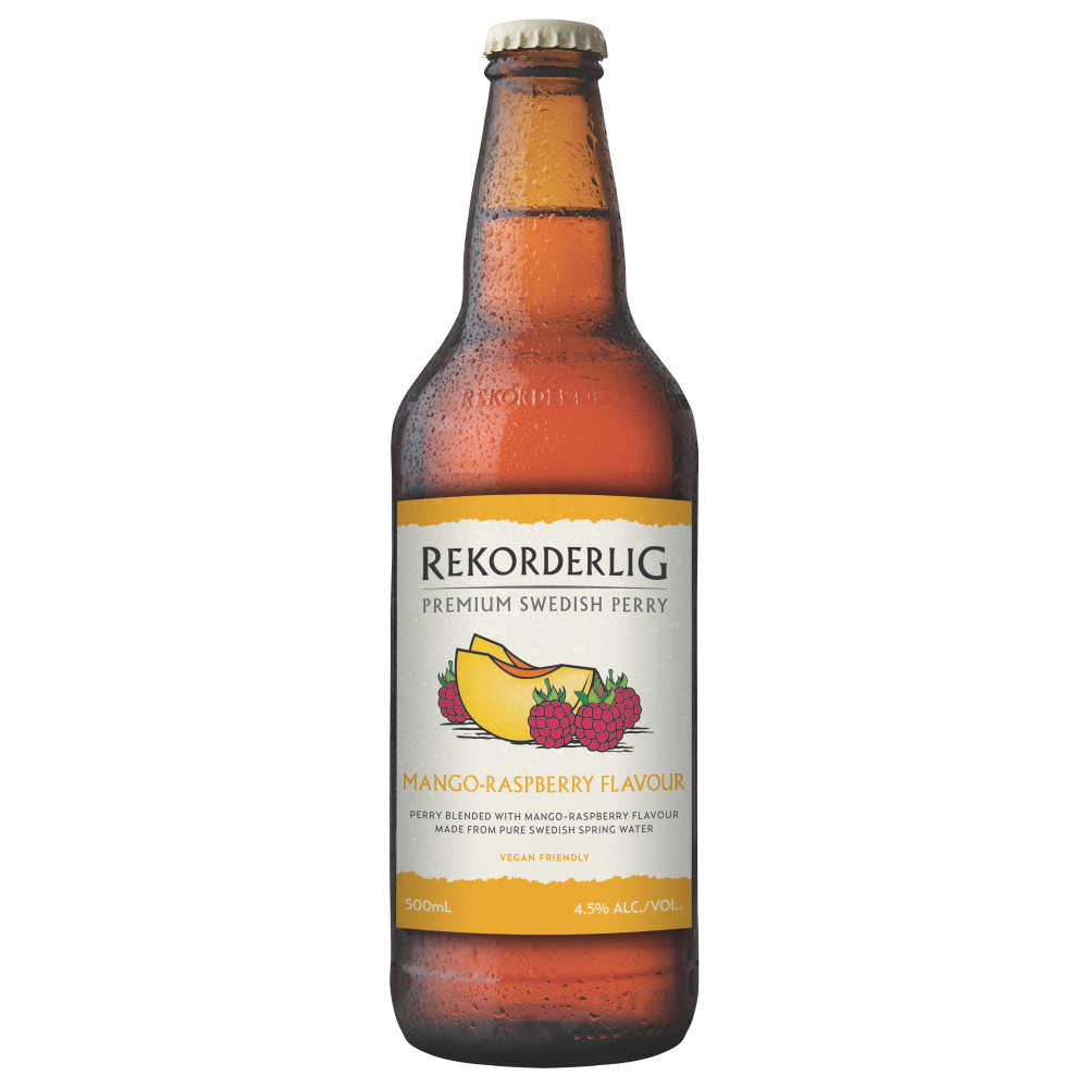 Rekorderlig Premium Mango&Raspberry Cider 15x500ml - Bottles
