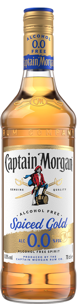 Captain Morgan Spiced Gold Rum 0.0% Alcohol Free 700ml