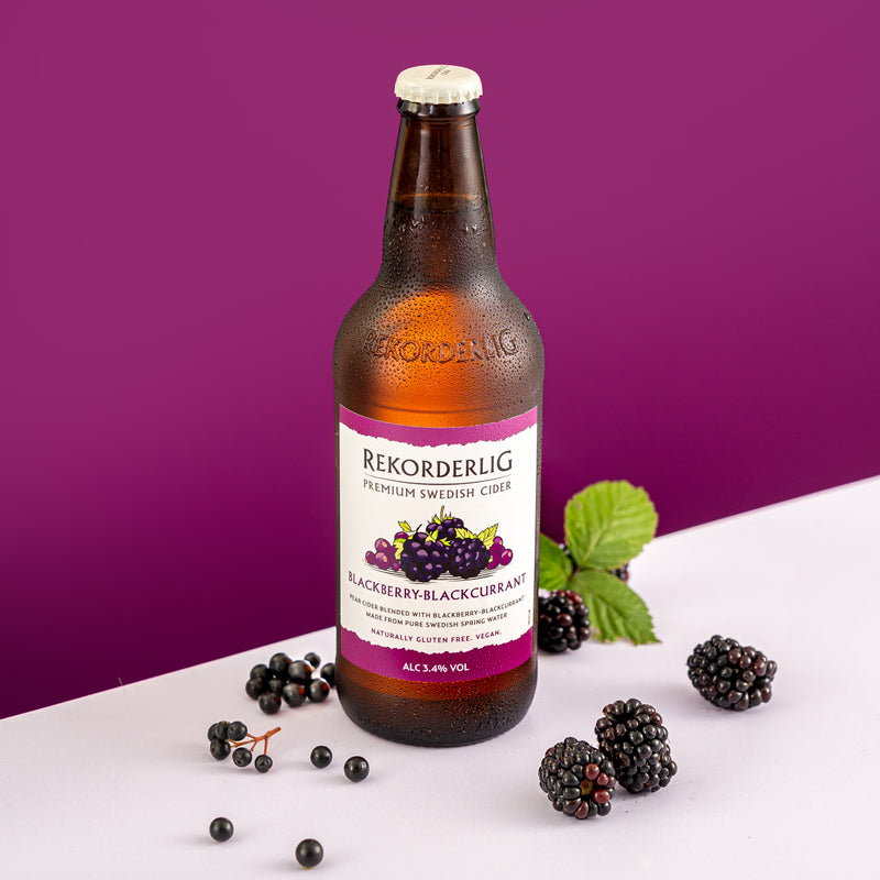 Rekorderlig Blackberry&Blackcurrant Cider 15x500ml - Bottles