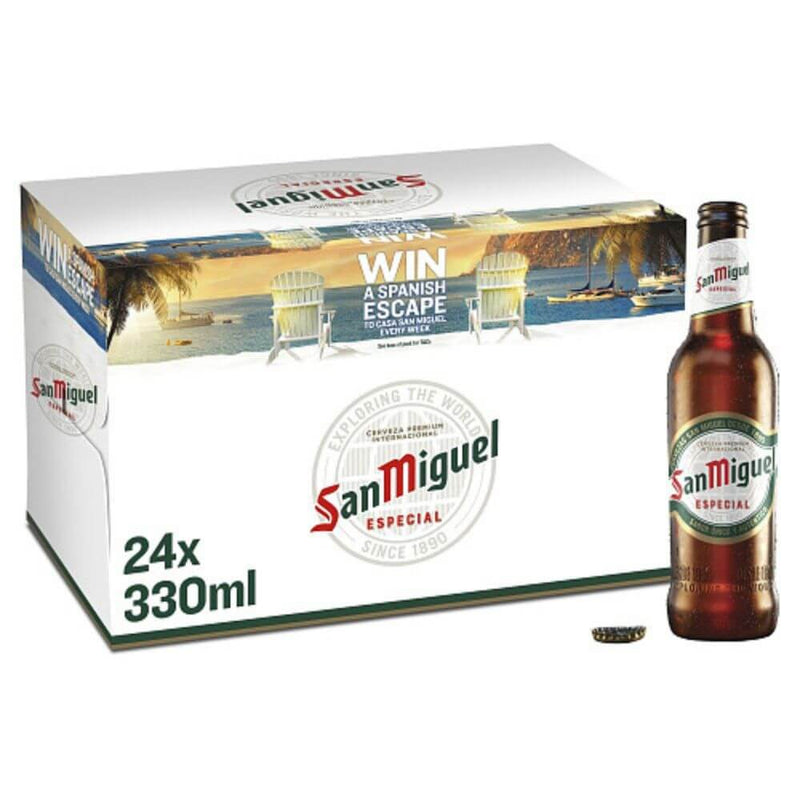 San Miguel Premium Lager 24x330ml - Bottles