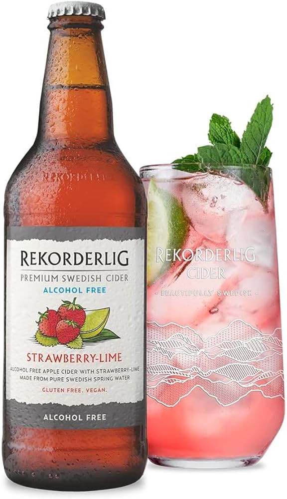 Rekorderlig Strawberry & Lime Low Alcohol 15x500ml - Bottles