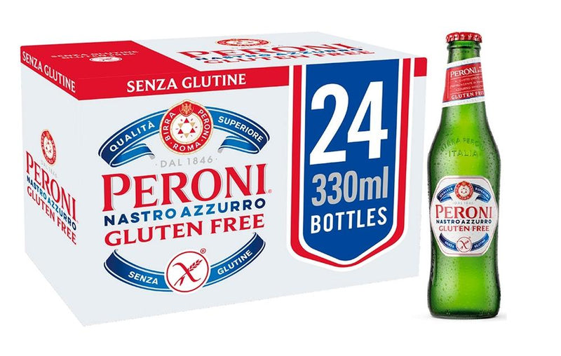 Peroni Nastro Azzuro Gluten Free 24x330ml - Bottle