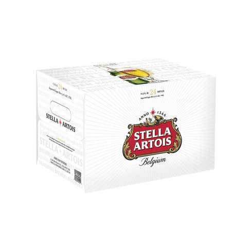 Stella Artois Premium Belgian Lager 24x330ml - Bottle